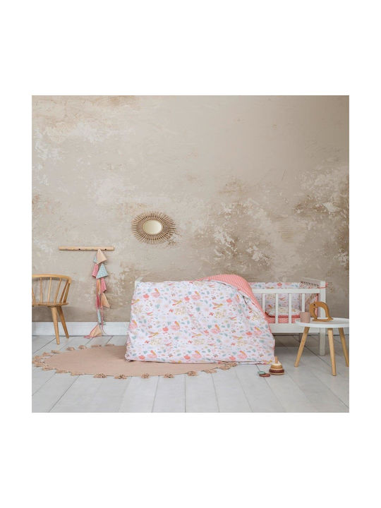 Nima Chirp Set Baby Bettlaken Für Wiege Baumwolle Rosa 70x110cm 2Stück