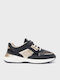 Running Kinder Sneakers mit Klettverschluss Schwarz