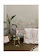 Nima Happy Monkey Set Baby Bettlaken Für Krippe Baumwolle Rosa 120x170cm 3Stück