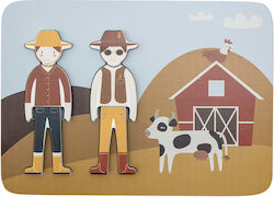 Ξύλινο Παιδικό Puzzle Σφηνώματα Dylan για 2+ Ετών 6pcs Bloomingville Ξύλινο Παιδικό Puzzle Σφηνώματα Dylan για 2+ Ετών 6pcs Bloomingville