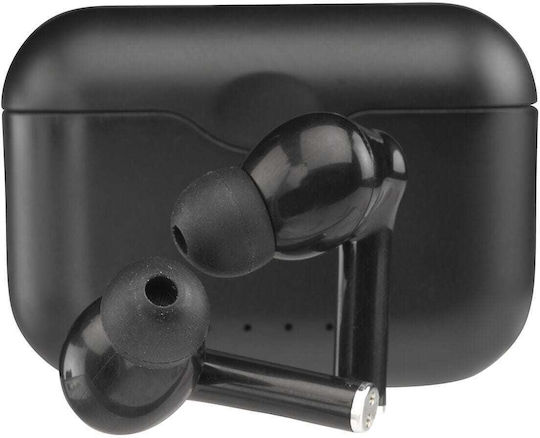Denver TWE-37 In-ear Bluetooth Handsfree Căști cu Carcasă de Încărcare Negru