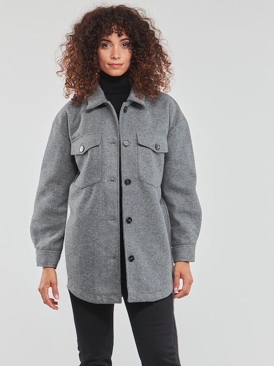 Only Emma Women's Gray Overshirt