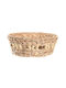 DKD Home Decor Fruit Bowl Wooden Beige 24x24x9cm