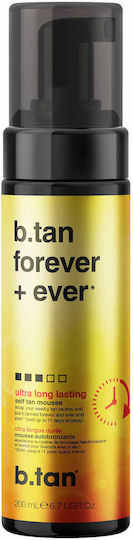 B.Tan Forever + Ever Selbstbräuner Mousse Körper Dunkel 200ml