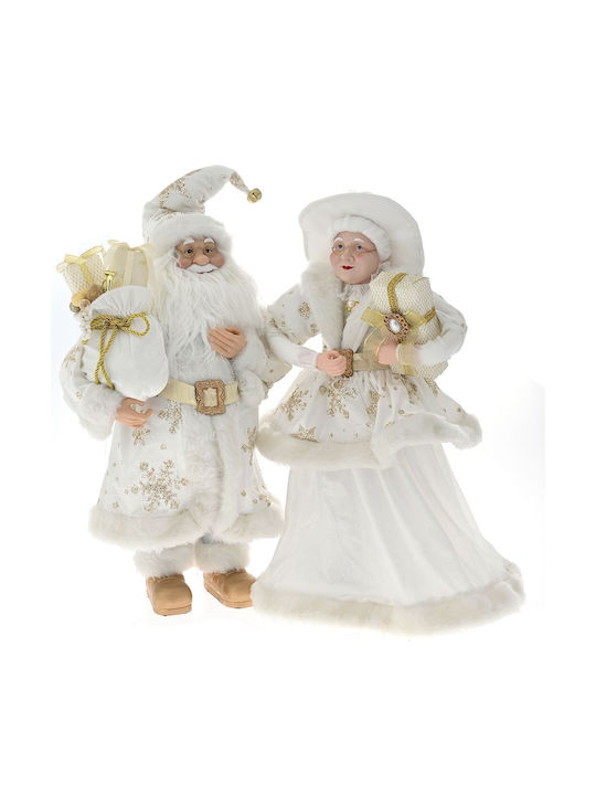 Iliadis Santa Claus and Mrs. Claus White 2pcs