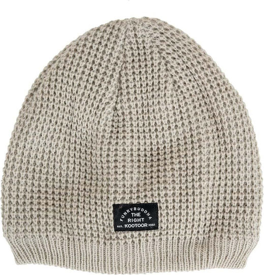 Beanie Unisex Beanie Knitted in Gray color