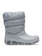 Classic Neo Puff Kids Snow Boots Gray
