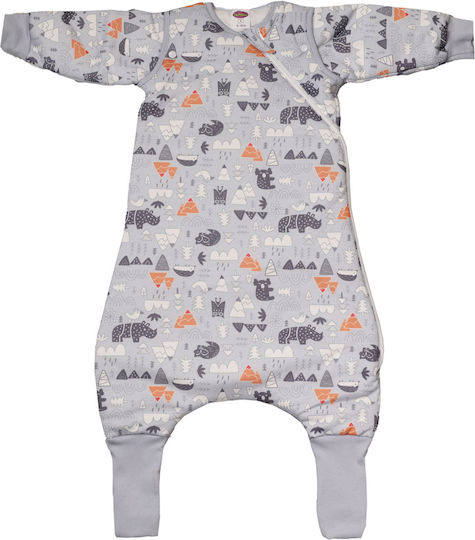 Tender Summer Sleeping Bag with Feet Flex 1 Tog Grey with Detachable Sleeves