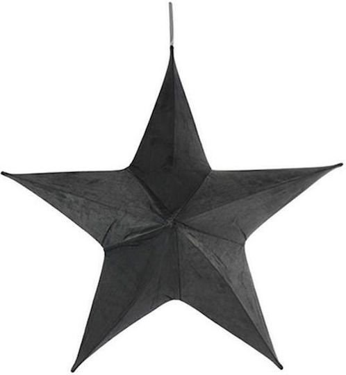 Ornament Stea Din Țesătură Gri 80cm