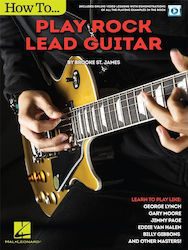 Hal Leonard How to Play Rock Lead Guitar Sheet Music for Guitar