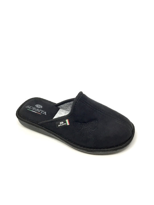 Women's winter slippers Spesita 565/A-black