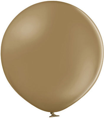 Set of 3 Balloons Latex Gold Jumbo 76.2cm Almond