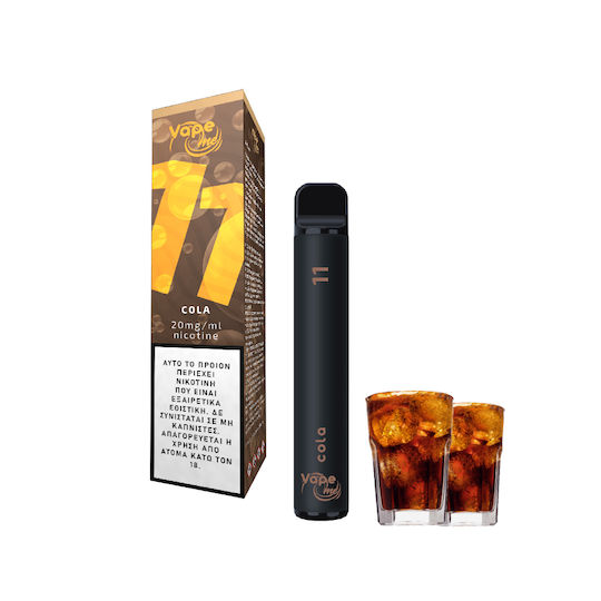 Vape Me Cola #11 Țigară Electronică De Unică Folosință 800 Inhalări Cola 2ml 20mg Negru