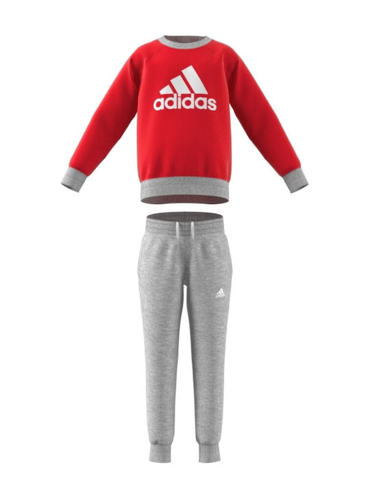 Adidas Παιδικό Σετ Φόρμας Κόκκινο 2τμχ