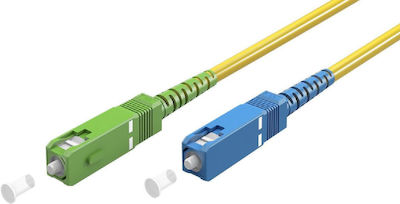 Goobay Optische Faser Ethernet-Netzwerkkabel 2m Gelb 1Stück