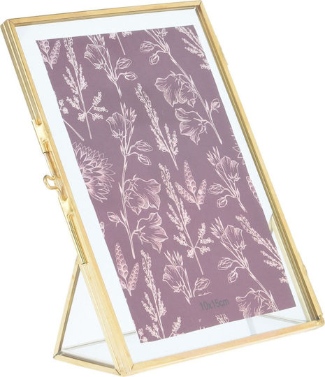JK Home Decoration Κορνίζα με Χρυσό Πλαίσιο Μεταλλική 10x15 JK Home Decoration Κορνίζα με Χρυσό Πλαίσιο Μεταλλική 10x15