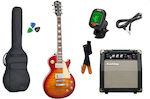 Electric guitar package FLIGHT ELP10 CSB