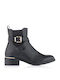 Diamantique Women's Biker Boots Black