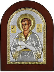 Prince Silvero Εικόνα Άγιος Ιωάννης Ο Ρώσος Ασημένια 10x14εκ.