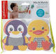 Infantino Mix & Match Bath Sticker Παιχνίδι Μπάνιου για 4+ Μηνών 12τμχ