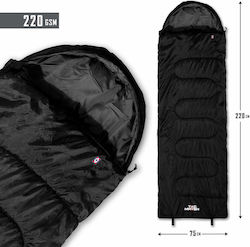 Pentagon Sleeping Bag Μονό Καλοκαιρινό Black