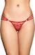 Softline 2498 Женски Секси Прашка G-String Червен