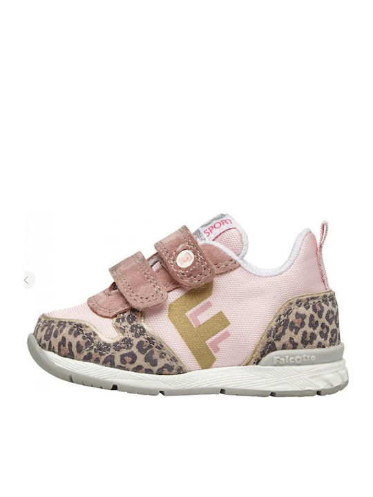 Falcotto Παιδικά Sneakers με Σκρατς Ροζ