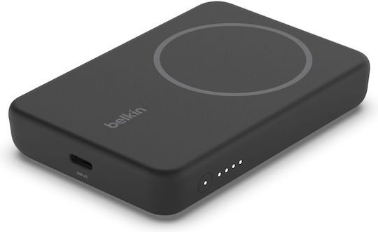 Belkin Boostcharge MagSafe Power Bank 5000mAh Μαύρο