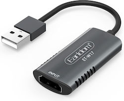 Earldom ET-W17 Captură video pentru Laptop / PC și conexiune HDMI / USB-A