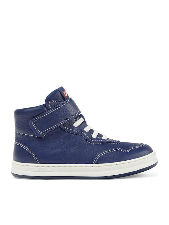 Kids Sneakers High with Scratch Blue