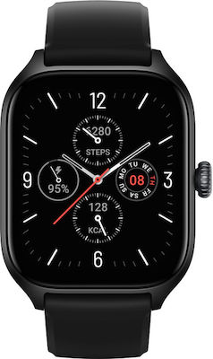 Amazfit GTS 4 43mm Smartwatch mit Pulsmesser (Infinite Black)