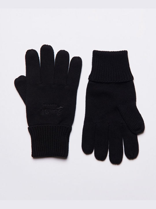 Superdry Μαύρα Γάντια