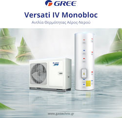 Gree Versati IV GRS-CQ10PD/NHG4-Μ Αντλία Θερμότητας 10kW Τριφασική 60°C Monoblock