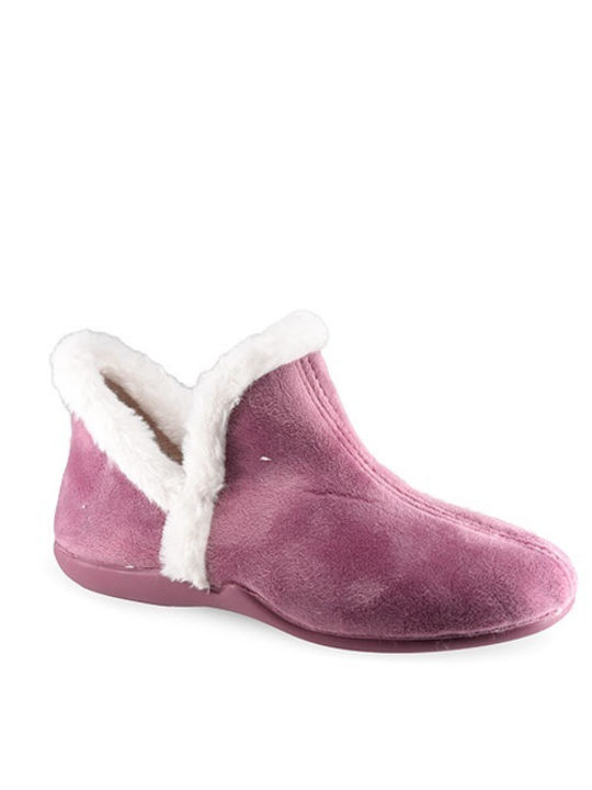 Medies D36 Grenoble Damen Winter Geschlossene Pantoffeln in Farbe Malva