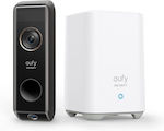 Eufy Doorbell Dual Camera 2K Set Fără fir Sonerie Ușă Wi-Fi Compatibil cu Alexa și Google Home