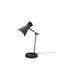 Trio Lighting Enzo Φωτιστικό Γραφείου με Σπαστό Βραχίονα για Ντουί E27 σε Μαύρο Χρώμα