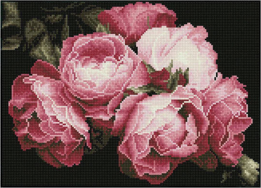 Diamond Dotz Vintage Roses Καμβάς Diamond Painting Κιτ
