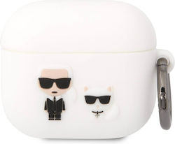 Karl Lagerfeld Karl Choupette Husă din Silicon pentru Apple AirPods 3