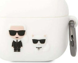 Karl Lagerfeld Karl Choupette Силиконов Калъф за Apple AirPods 3 Karl Lagerfeld Karl Choupette Силиконов Калъф за Apple AirPods 3