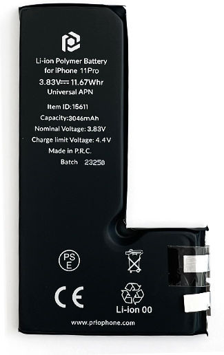Compatible Replacement Battery 3046mAh for iPhone 11 Pro