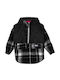 Kids' Casual Jacket Long with Hood Black