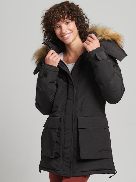 Superdry Everest Women's Short Lifestyle Jacket for Winter with