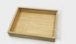 HOLZKASTEN MIT QUADRAT 17cm x 13cm HT20P-001