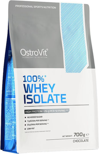 OstroVit 100% Whey Protein Isolate Πρωτεΐνη Ορού Γάλακτος με Γεύση Σοκολάτα 700gr