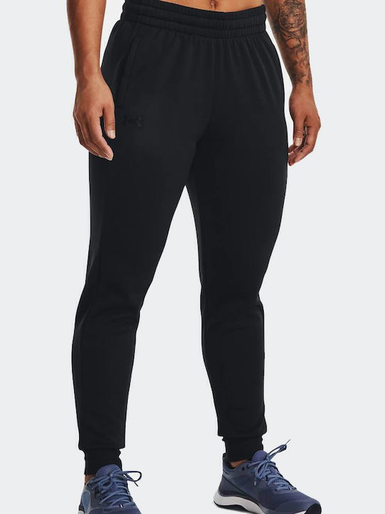 Under Armour Jogginghose Jogger Vlies Schwarz