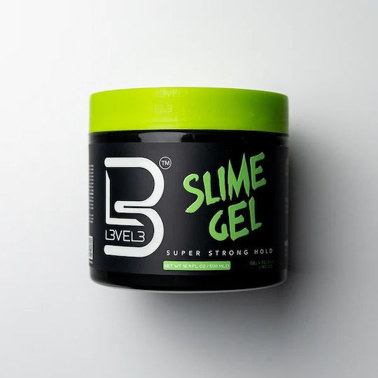 L3vel3 Slime Super Strong Hold Gel Μαλλιών 500ml