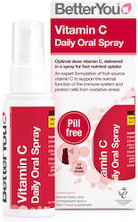 BetterYou Vitamin C Daily Oral Spray Βιταμίνη 120mg Κεράσι Ρόδι 50ml BetterYou Vitamin C Daily Oral Spray Βιταμίνη 120mg Κεράσι Ρόδι 50ml