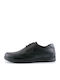 Leder Herren Freizeitschuhe Schwarz