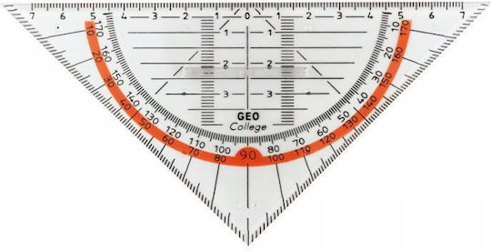Aristo Triunghi Geometric Plastic Transparent 16cm