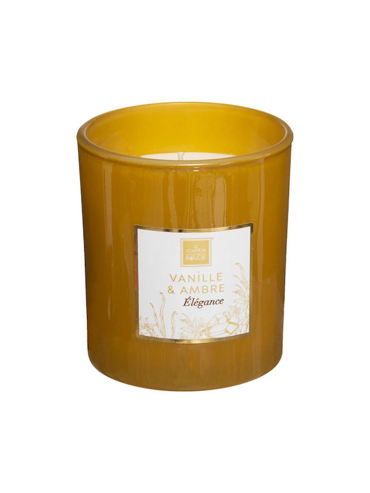 Atmosphera Scented Candle Amber Jar Honey 8x9cm 1pcs